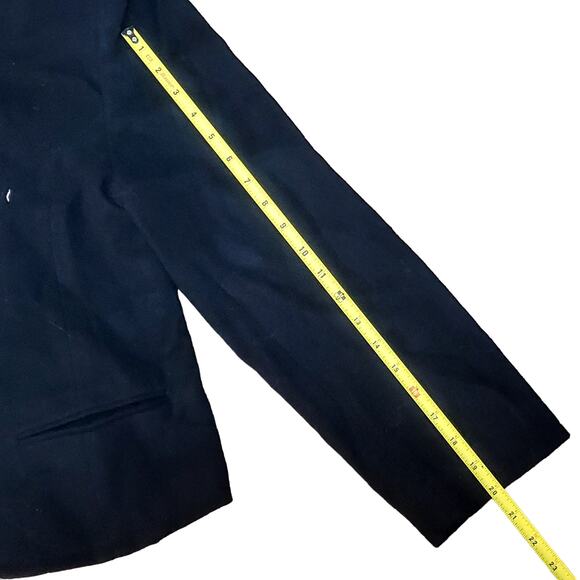 Chaus Gold Button Down Women’s Wool Mix Blazer Jacket Black Size 12 Corpcore - Picture 5 of 13